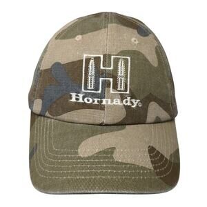 Hornady Strapback Baseball Cap Multicolor One Size Adjustable 6 Panel Camouflage
